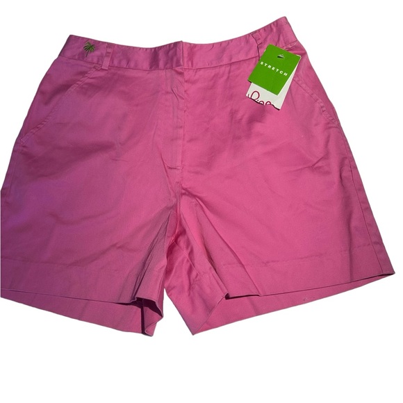 Lilly Pulitzer White Label NWT Par shorts in hibiscus pink. Size 4. Beautiful - Picture 5 of 11